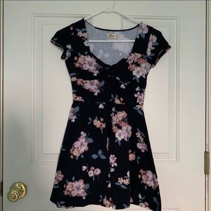 NWOT Hollister Floral Skater Dress